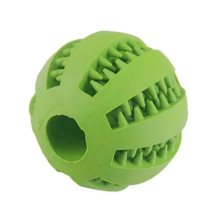 Dog Chew Ball — Treat Feeder & Teeth Cleaner