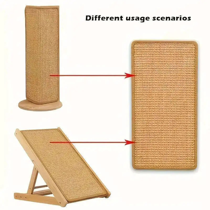 Hemp Rope Scratching Board™ – No-Mess Design