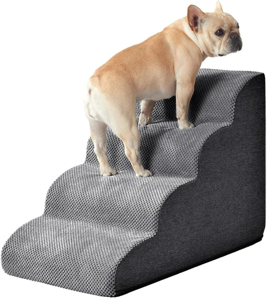 Curved Pet Stairs Ramp for Small Dogs & Cats