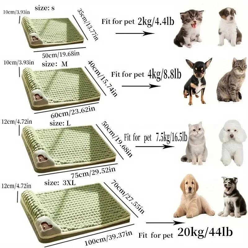 Winter Dog Kennel Mat™ – Removable & Washable