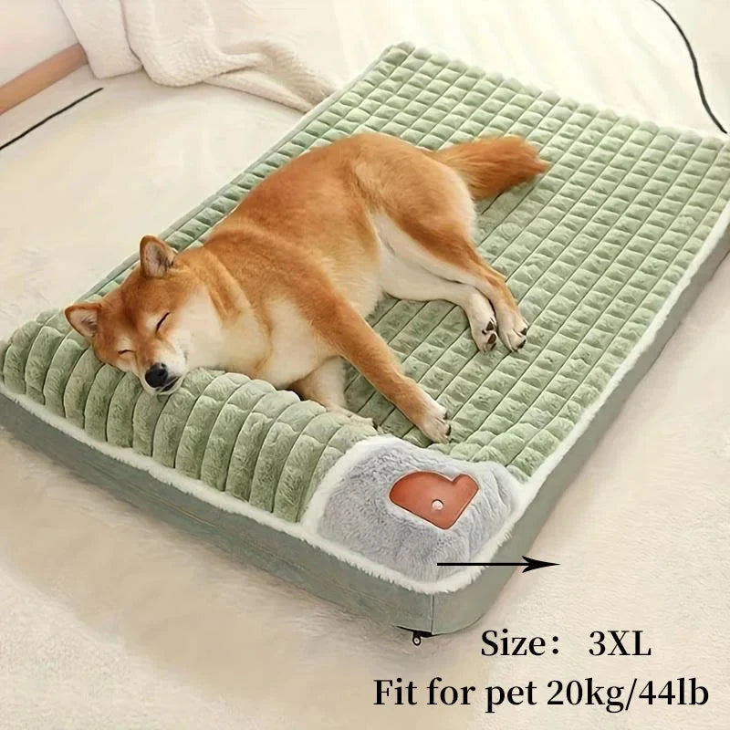 Winter Dog Kennel Mat™ – Removable & Washable