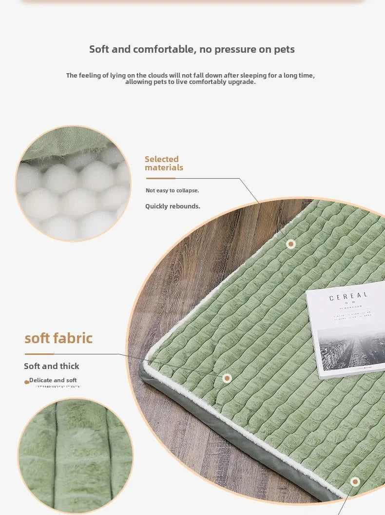 Winter Dog Kennel Mat™ – Removable & Washable