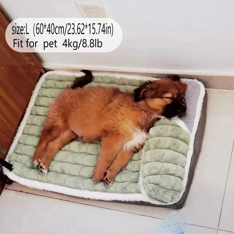 Winter Dog Kennel Mat™ – Removable & Washable