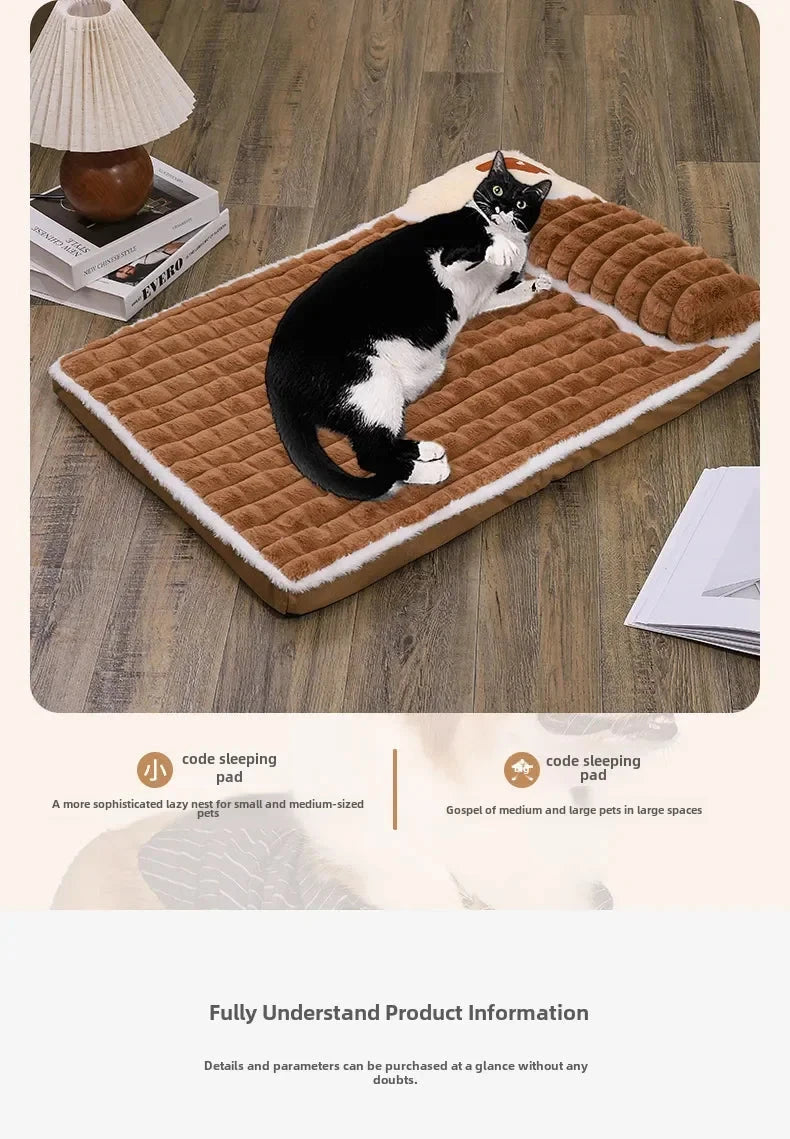 Winter Dog Kennel Mat™ – Removable & Washable