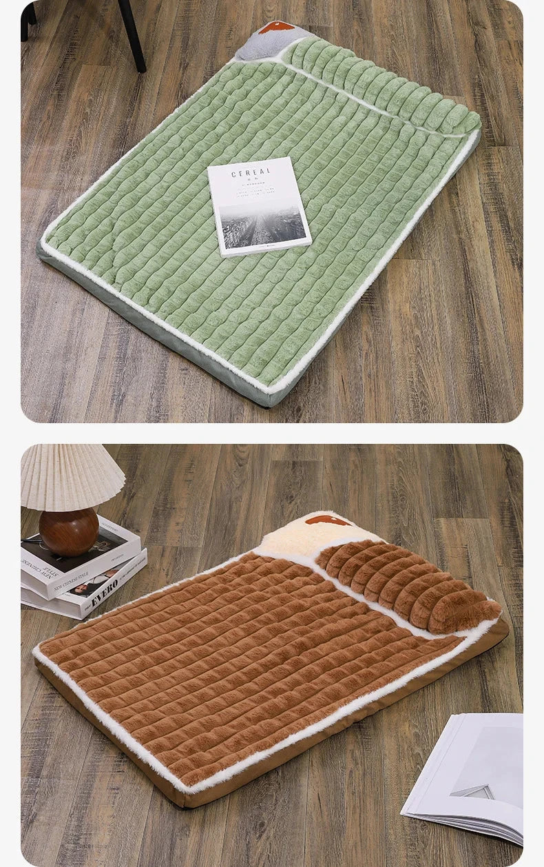 Winter Dog Kennel Mat™ – Removable & Washable