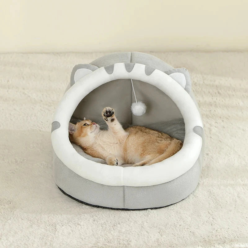 Kitten Cave Bed™ – Warm Tent House