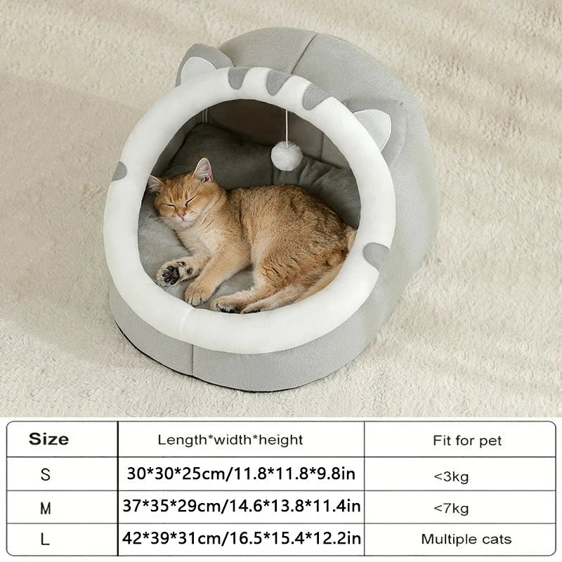 Kitten Cave Bed™ – Warm Tent House