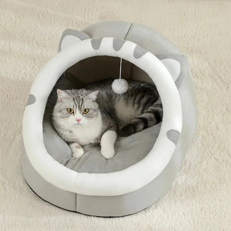 Kitten Cave Bed™ – Warm Tent House