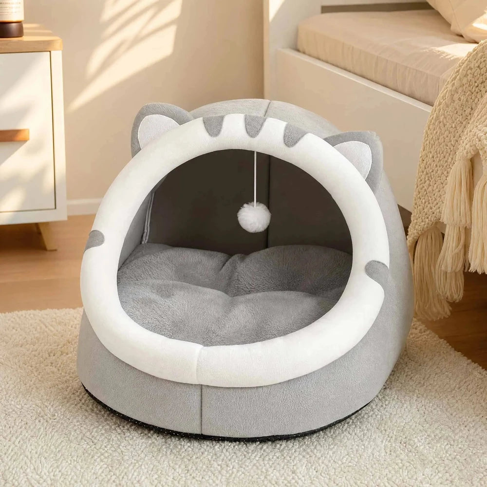 Kitten Cave Bed™ – Warm Tent House