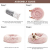 Plush Faux Fur Cat Bed