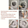 Plush Faux Fur Cat Bed