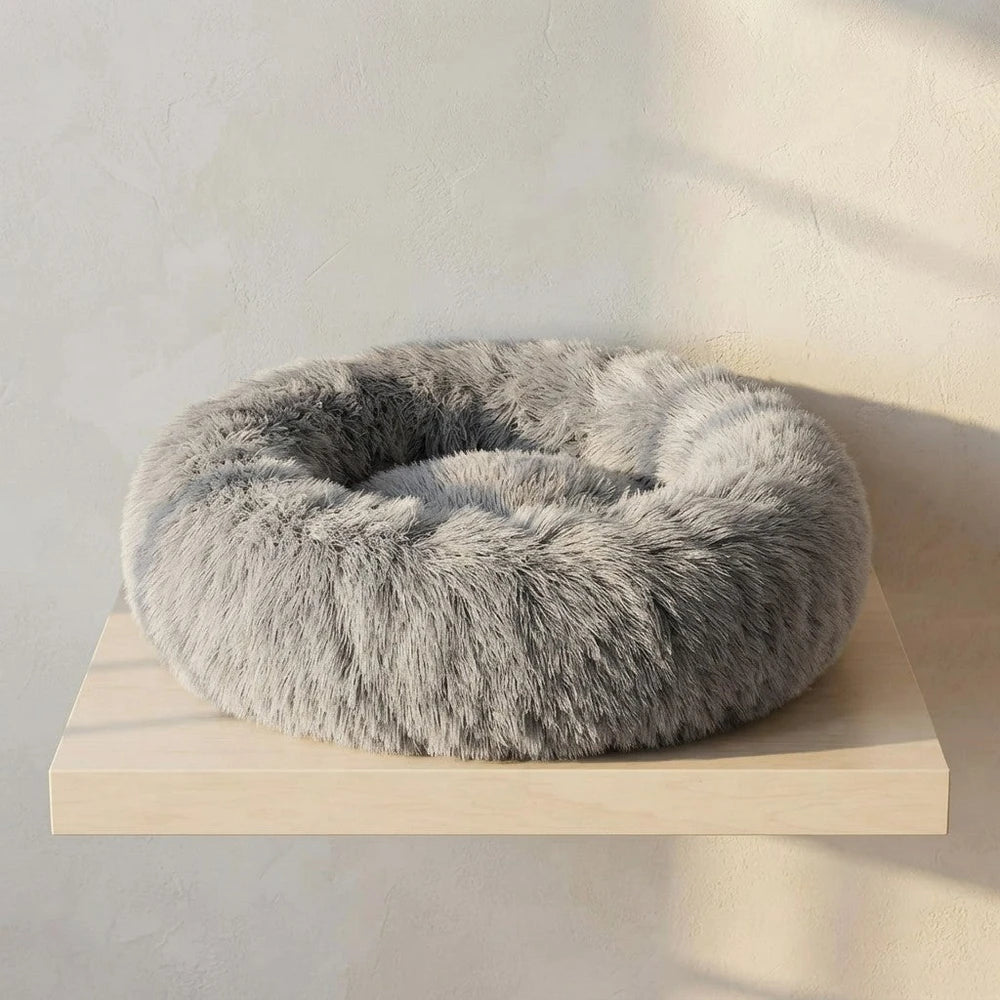Plush Faux Fur Cat Bed