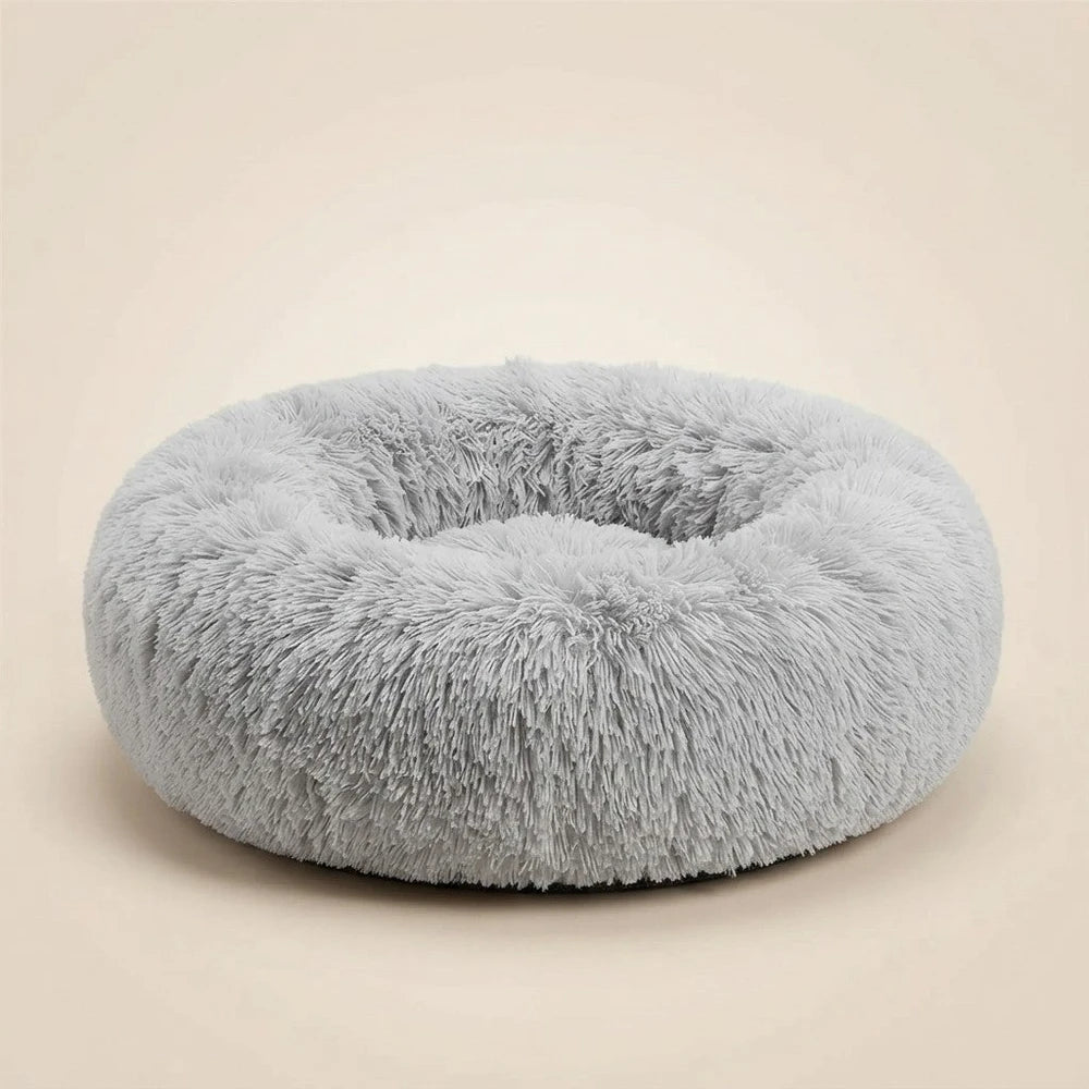 Plush Faux Fur Cat Bed