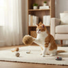 Plush Fur Catnip Ball Toy
