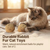 Plush Fur Catnip Ball Toy