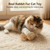 Plush Fur Catnip Ball Toy