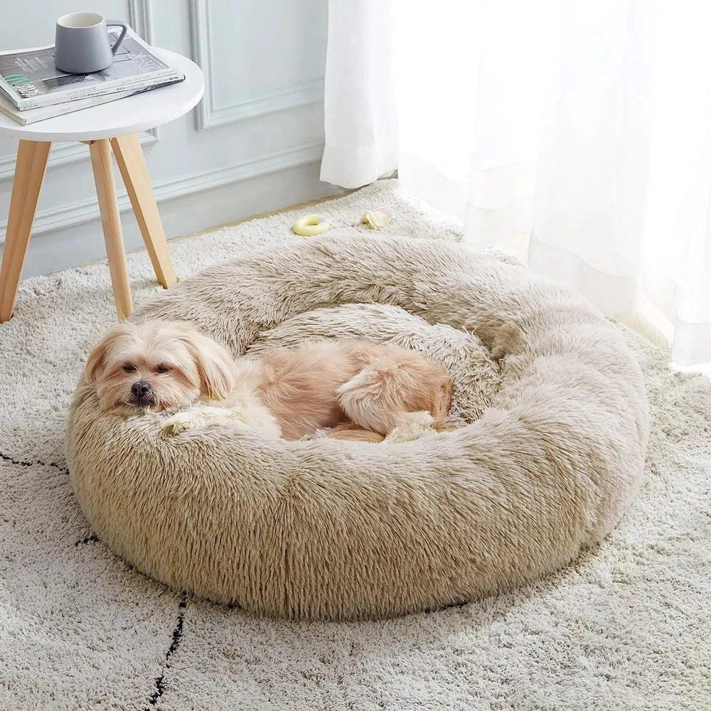Plush Pet Nest Bed™ – Soft & Warm