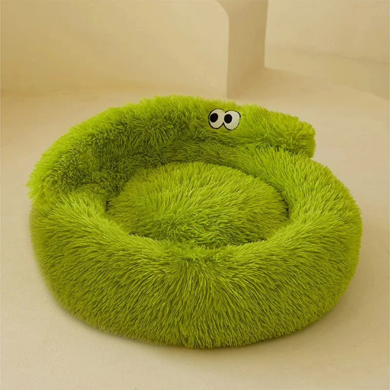 Plush Pet Nest Bed™ – Soft & Warm