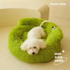 Plush Pet Nest Bed™ – Soft & Warm