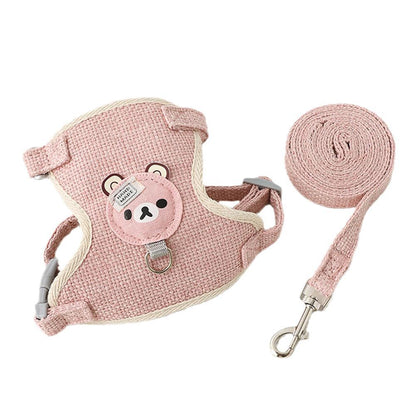 Pet Vest Harness & Leash Set