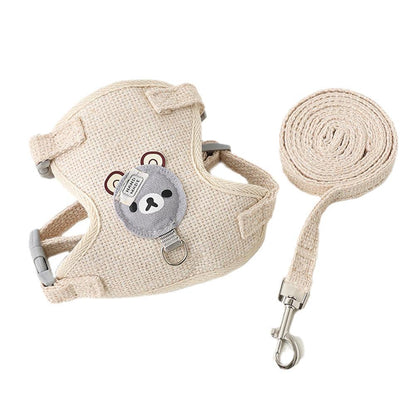 Pet Vest Harness & Leash Set