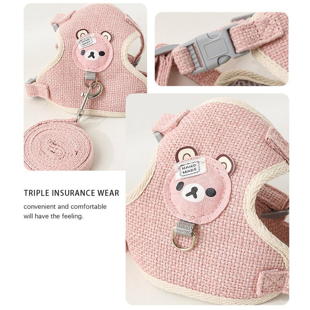 Pet Vest Harness & Leash Set