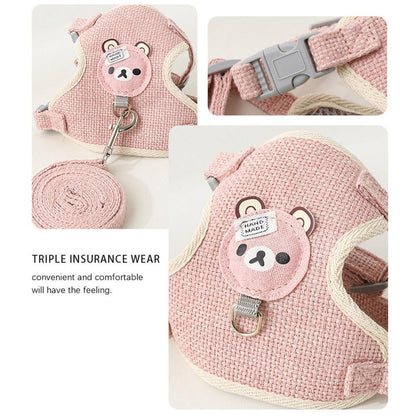 Pet Vest Harness & Leash Set