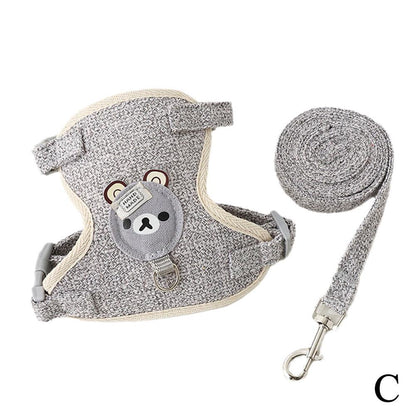 Pet Vest Harness & Leash Set