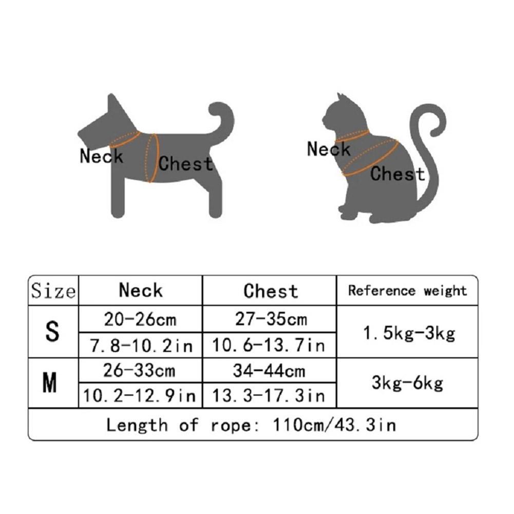 Pet Vest Harness & Leash Set