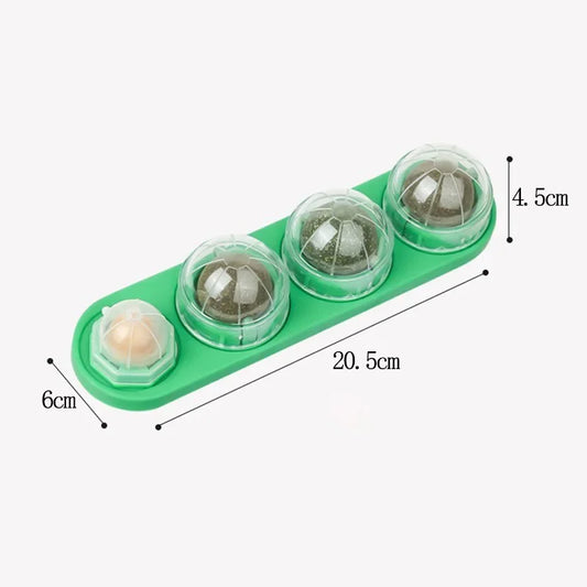 4-in-1 Rotating Catnip Wall Toy for Cats