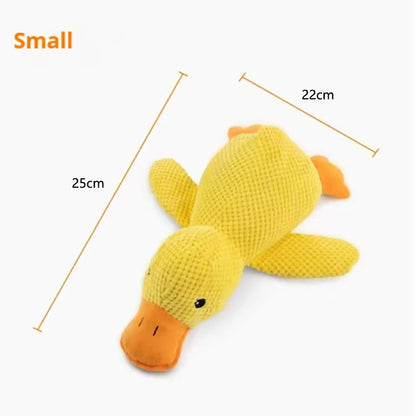 Dog Hug Duck Plush Squeaky Toy