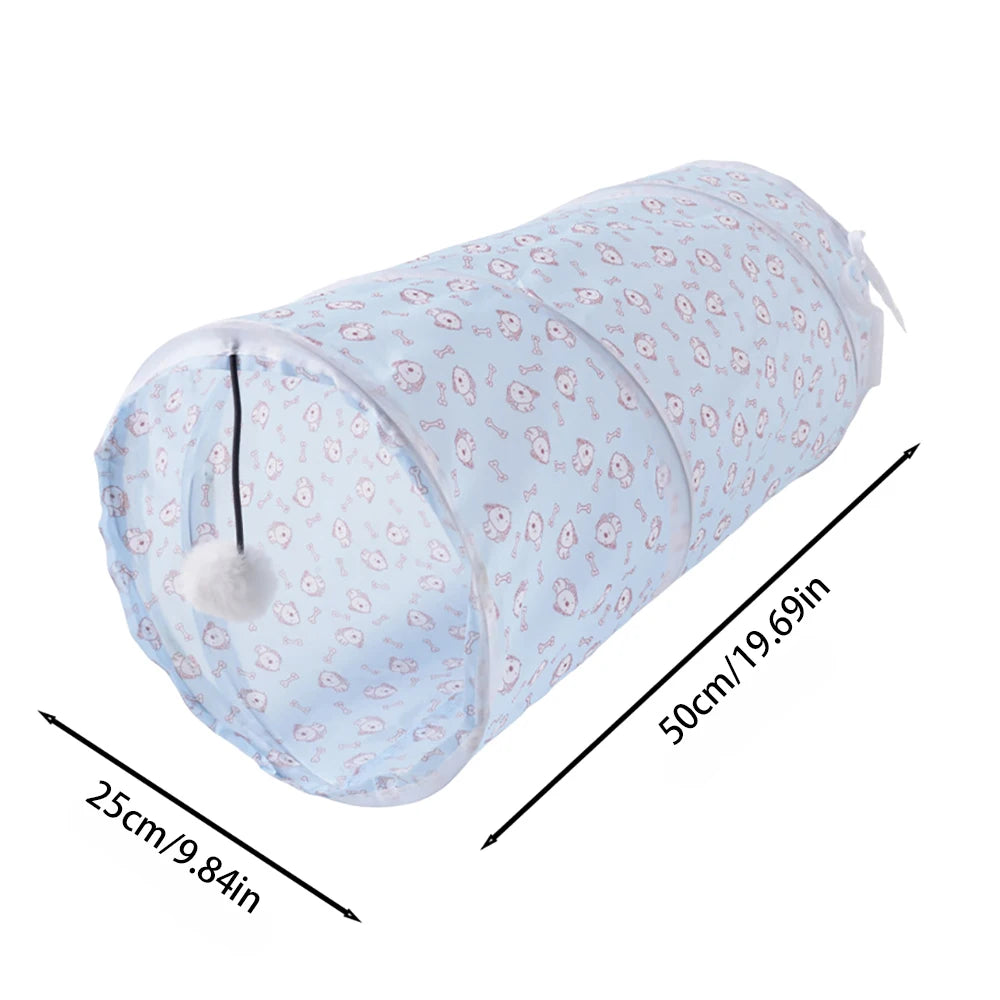 Foldable Cat Tunnel Play Toy