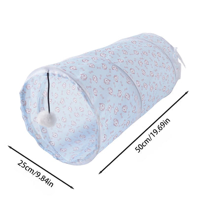 Foldable Cat Tunnel Play Toy