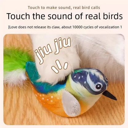 Electric Chirping Bird Cat Toy