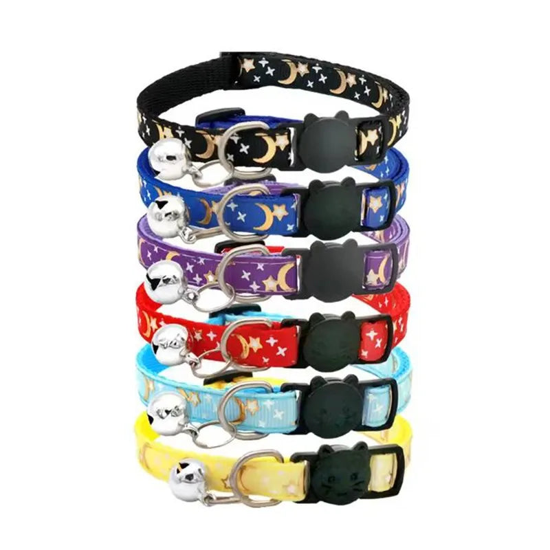 Colorful Pet Collar with Bell