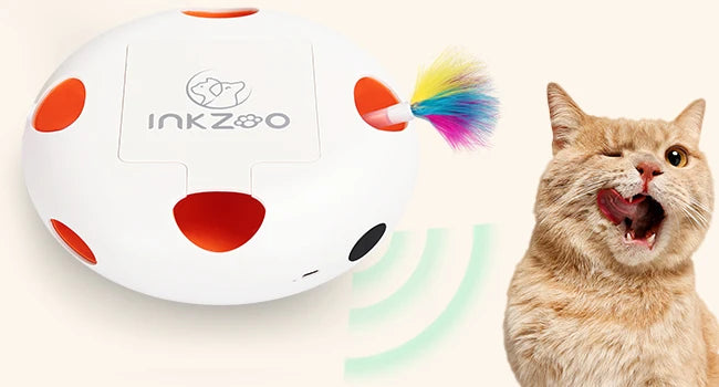 INKZOO Whack-A-Mole Interactive Cat Toy