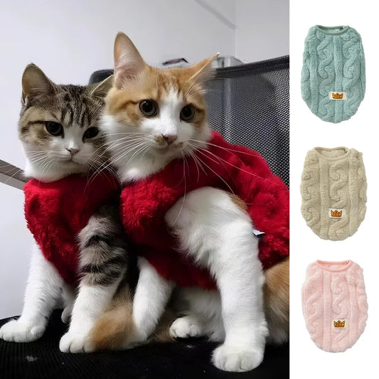Cat & Dog Fleece Sweater