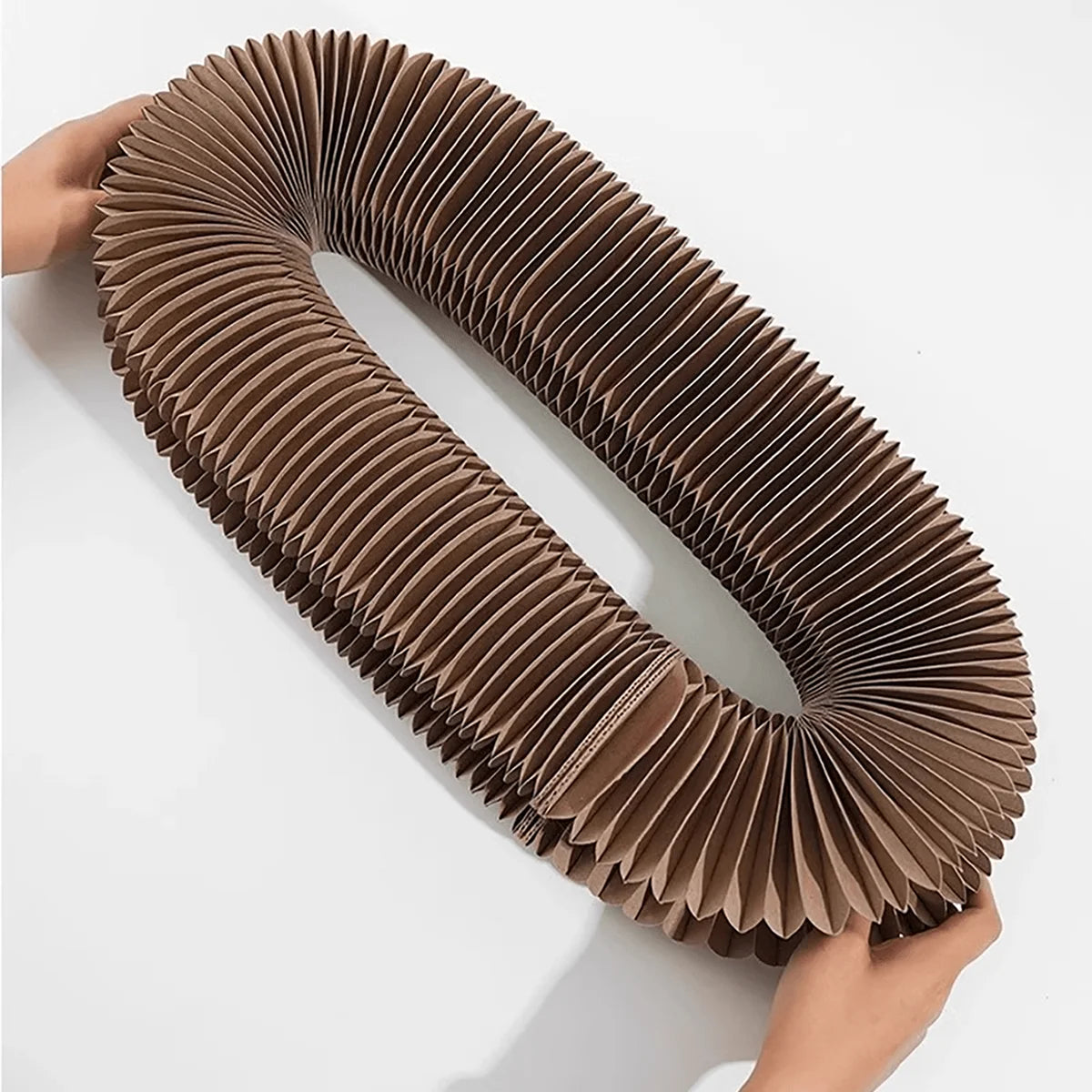 Foldable Cat Scratcher with Bell & Catnip