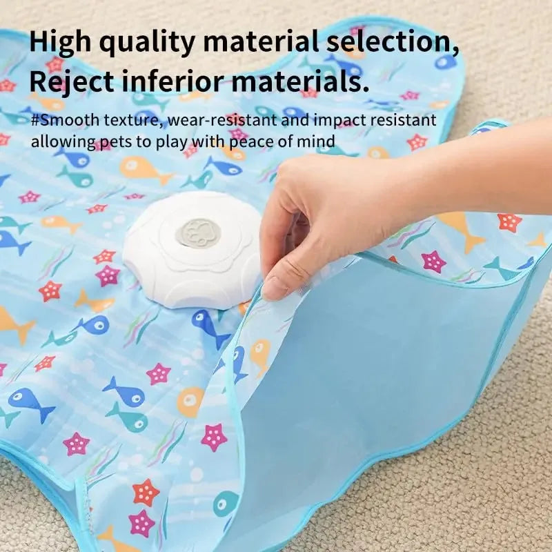 Smart Hide & Seek Cat Toy with Feather Teaser
