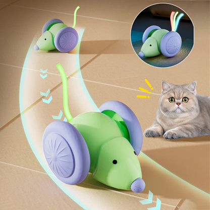Electric Mouse Car Cat Toy