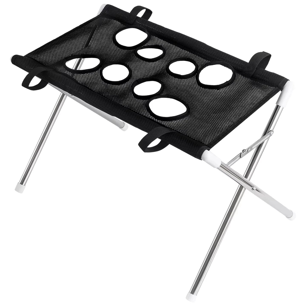 AYLO Premium 8-Hole Foldable Pet Grooming Hammock Station