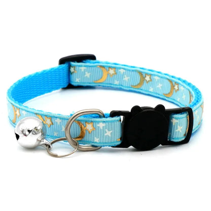 Colorful Pet Collar with Bell