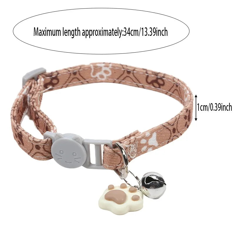 Colorful Pet Collar with Bell