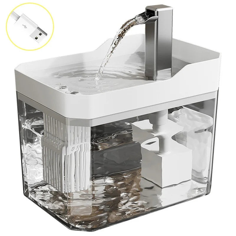 USB Cat Water Fountain with Filter