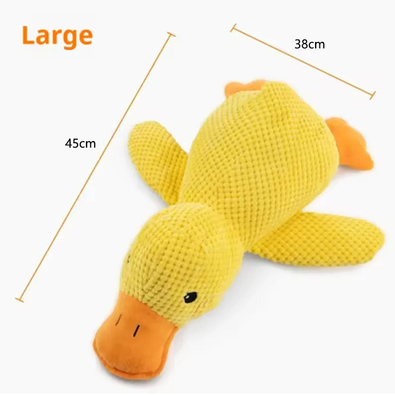 Dog Hug Duck Plush Squeaky Toy