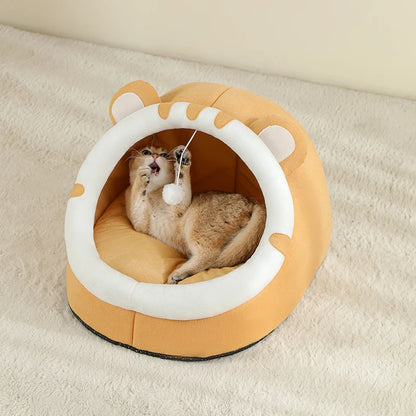 Kitten Cave Bed™ – Warm Tent House