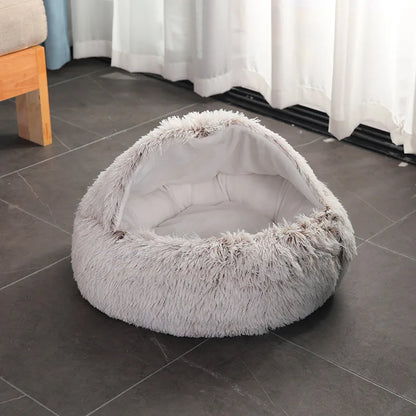 Plush Cat & Dog Bed