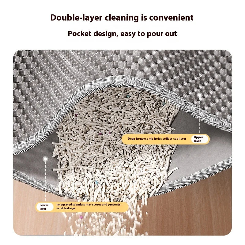 2-Layer Cat Litter Trapping Mat