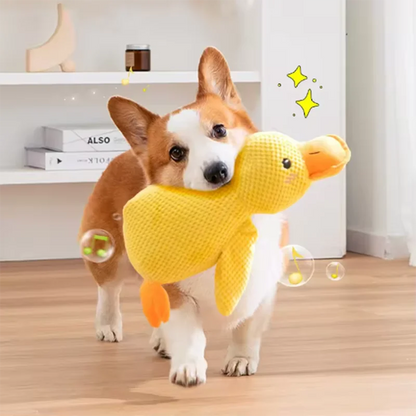 Dog Hug Duck Plush Squeaky Toy