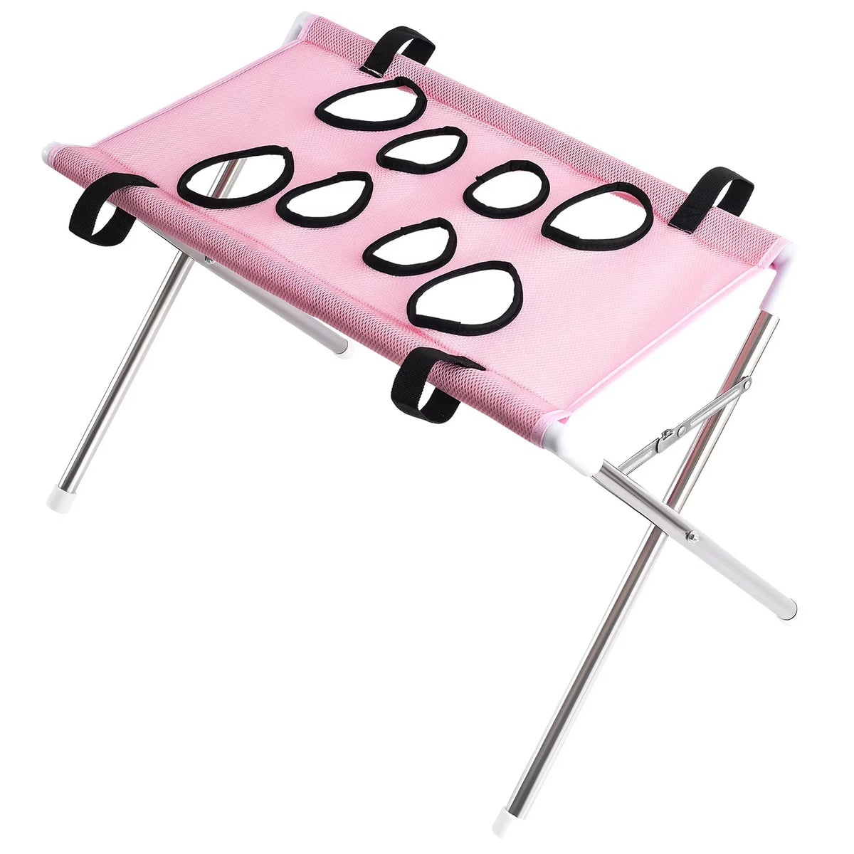 AYLO Premium 8-Hole Foldable Pet Grooming Hammock Station